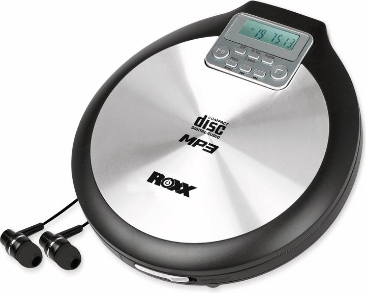 Produktbild Roxx PCD 600 Tragbarer CD-Player CD, CD-R, CD-RW, MP3 Schwarz