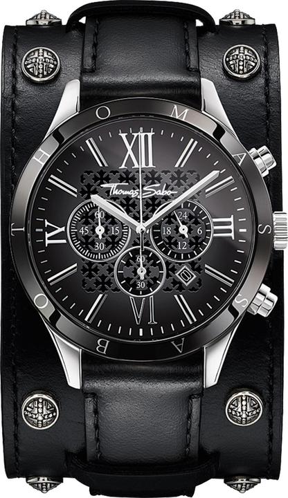 Thomas Sabo Herrenuhr Rebel (Analoguhr, 43 mm)