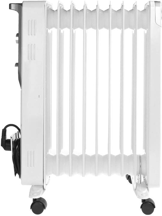Actual product image Fakir RF 09 TURBO PLUS Oil Space Heater Indoor Grey 2300 W (2300 W)