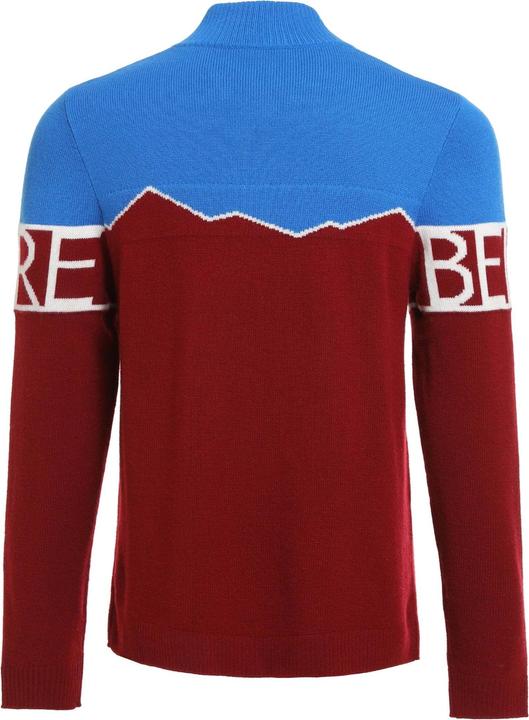 Actual product image Bellemere Pullover Merino Super Fine Mountain Print Sweater (L)