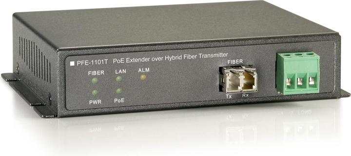 Actual product image LevelOne PFE-1101T PoE Extender over Hybrid Fiber, Transmitter, 120W (Extender)