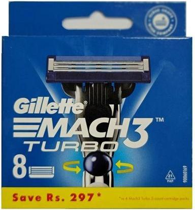 Produktbild Gillette Mach3 Turbo (8 x)