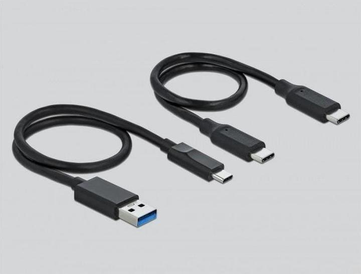 Image du produit Delock Lecteur de carte externe 91754 USB-A/C pour CF et SD (USB)