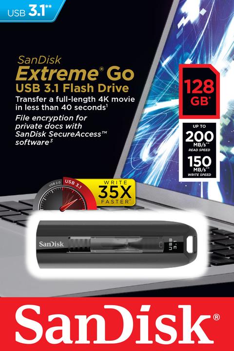 Productafbeelding SanDisk Extreem gaan (128 GB)