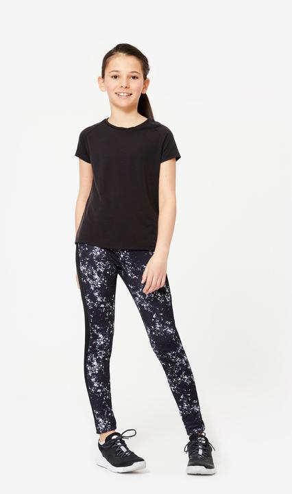 Produktbild Domyos Leggings Kinder atmungsaktiv - S500 schwarz (140)