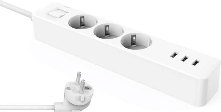 Image du produit Xiaomi Bâti de prises MI NRB4030GL (3 × prise, 16 A, 1,4 m, couleur blanche) (3 x, CEE 7/16, 1.40 m)