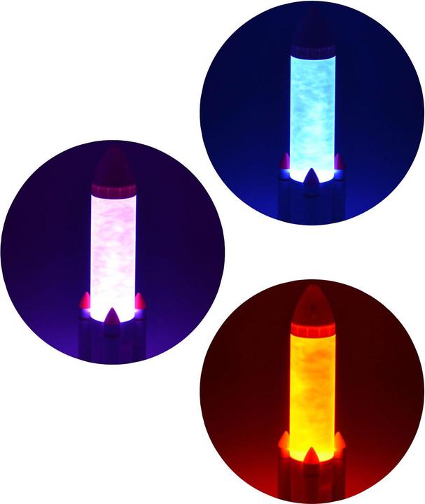 Raketen-Nachtlampe mit USB-Anschluss