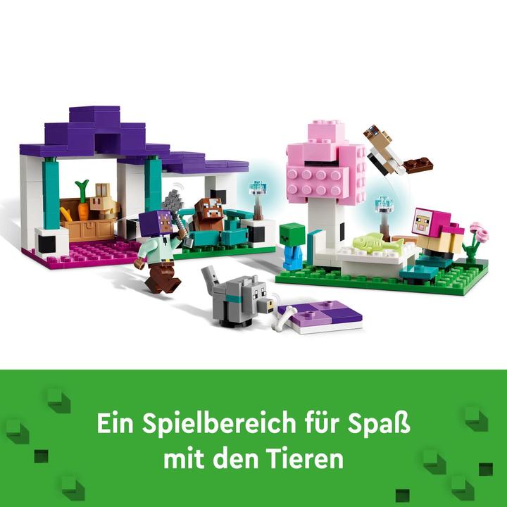Produktbild LEGO Das Tierheim (21253, LEGO Minecraft)
