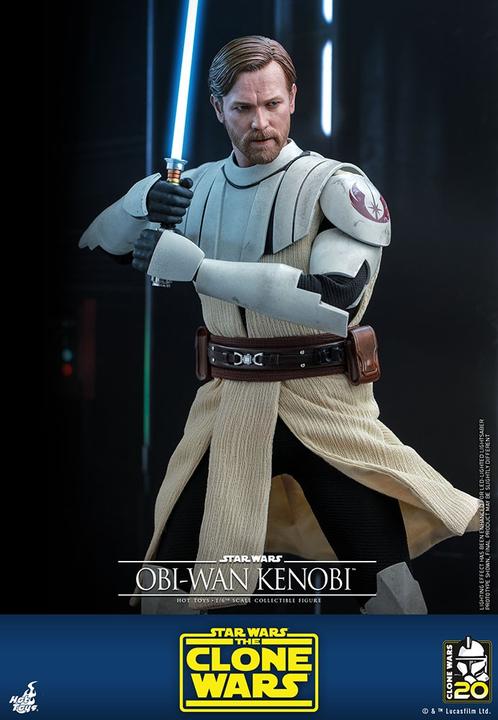 Produktbild Hot Toys Star Wars The Clone Wars figurine 1/6 Obi-Wan Kenobi 30 cm