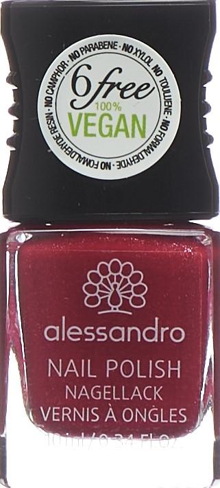 Actual product image Alessandro Nail Polish (53 Elegant Ruby, Colour paint)