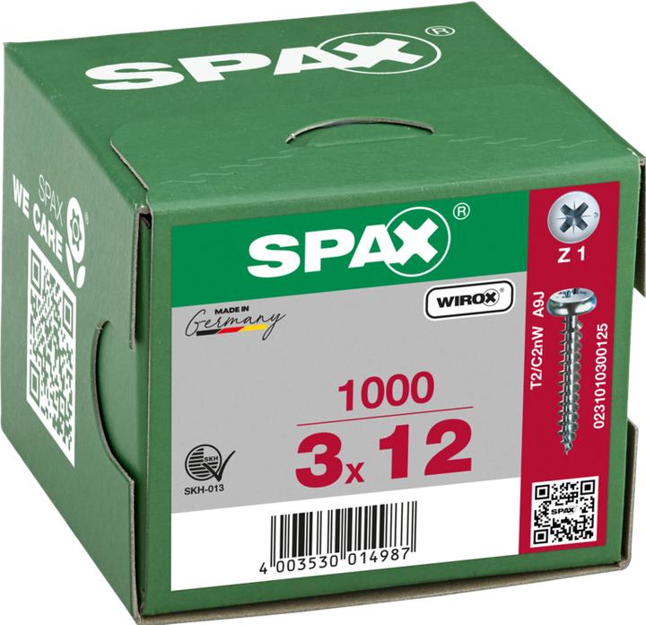 Immagine prodotto Spax Viti mordenti per pannelli truciolati (1000 Viti per pezzo)