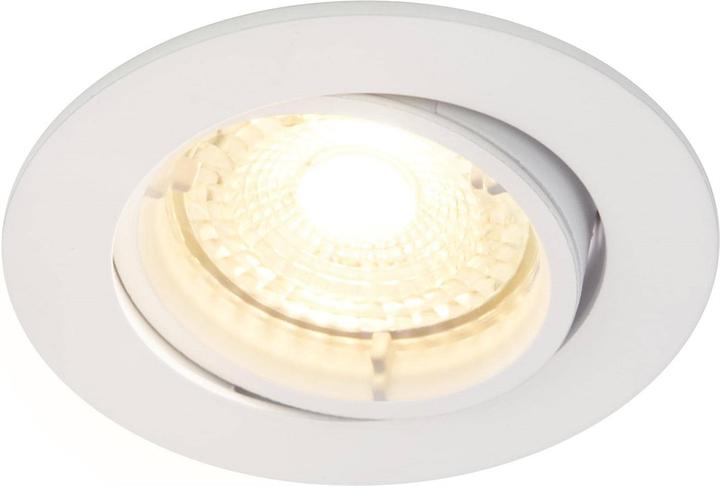 Produktbild Nordlux Einbauspot Carina Round Weiss, 3 Stück (410 lm, GU10)