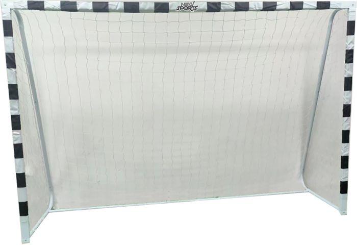 New Sports Fussballtor schwarz/weiss 300x200x90 cm