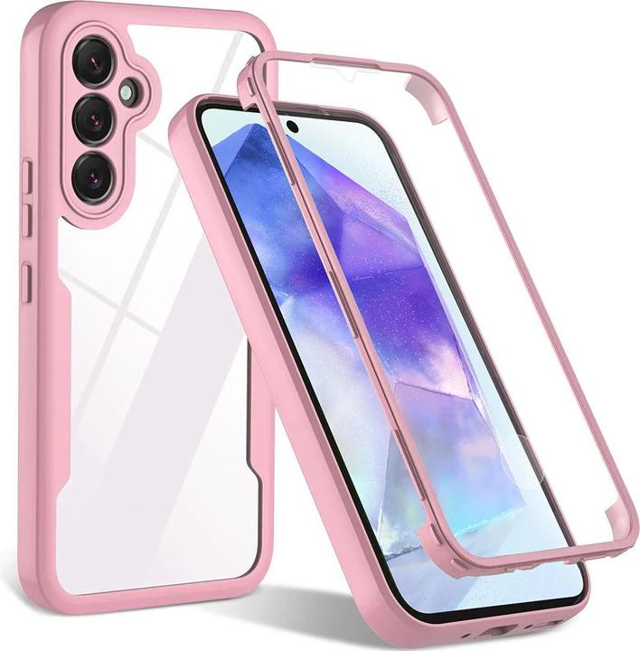 Productafbeelding Techsuit - ColorVerse 360 Series + Screen Protector - Samsung Galaxy A54 - Pink (Samsung Galaxy F54)