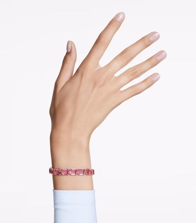 Immagine prodotto Swarovski Bracciale Millenia con taglio ottagonale in oro rosa (19 cm, Metallo Swarovski)