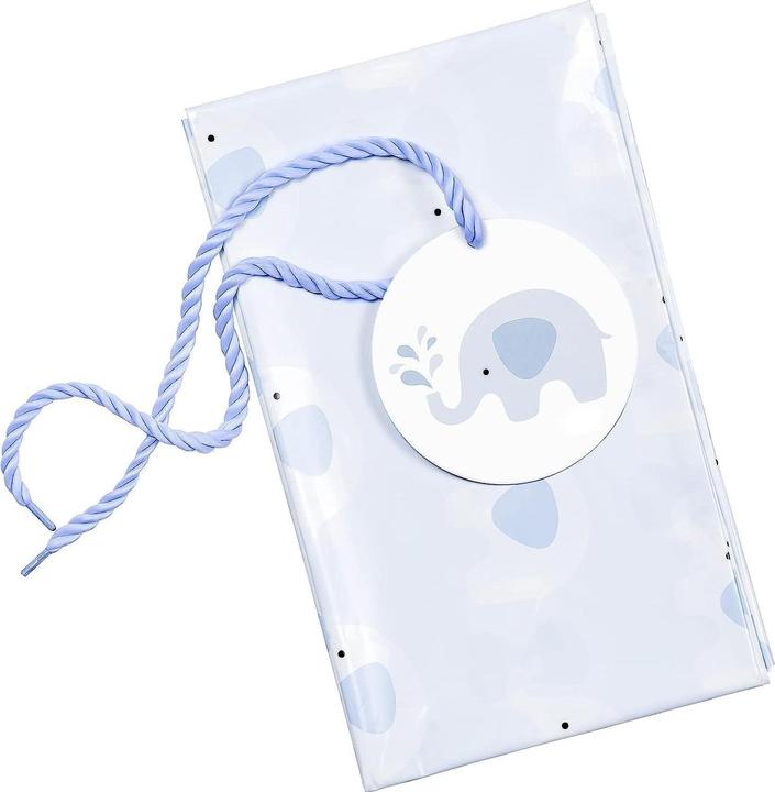 Image du produit Unique Party Sac cadeau Baby Shower éléphant (Film cadeau)
