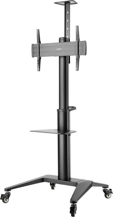 SpeaKa Professional SP-TVC-1400 TV-Rollwagen Höhenverstellbar, Geräteablage 94,0 (75", 70 kg)
