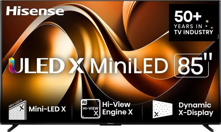 Actual product image Hisense TV 85UXKQ (85", UXK, Mini-LED, 4K, 2023)