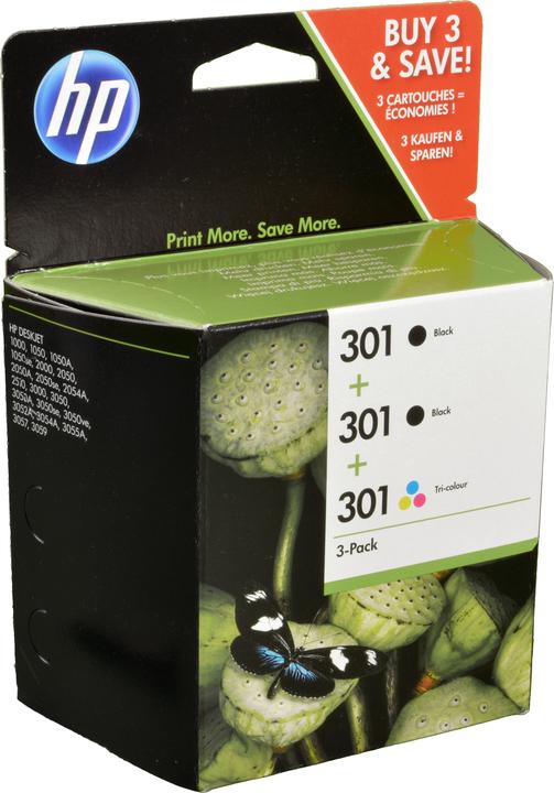 Image du produit HP Combopack 301 (Color, CF)