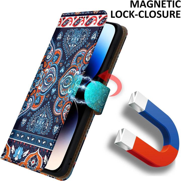 Immagine prodotto Cadorabo Custodia per Apple iPhone 14 PRO MAX in stile Book Print (Apple iPhone 14 Pro Max)