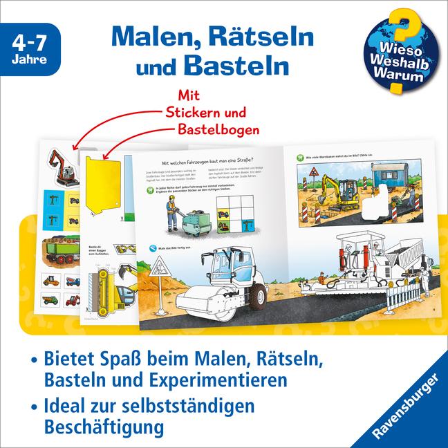 Actual product image Ravensburger Fahrzeuge auf der Baustelle (German, Sebastian Coenen, 2019)