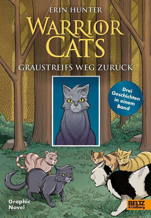 Warrior Cats - Graustreifs Weg zurück (German, Erin Hunter, Dan Jolley, 2024)