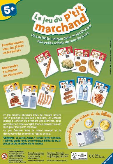 Image du produit Ravensburger Le jeu du p'tit marchand (Français)