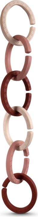 Actual product image Filibabba Silicone Hoops - Rose (FI-02188)