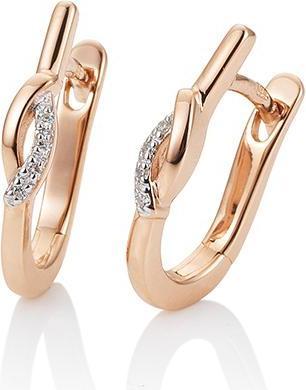Breuning OHRSCHMUCK - BRILL. 0,04 Ct. H/si (585, - Gold)