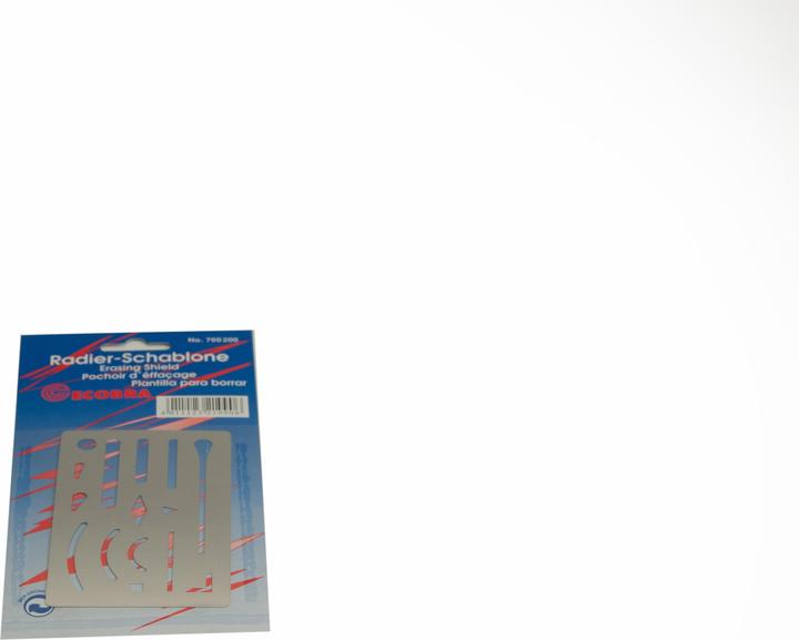 Actual product image Ecobra Erasing template