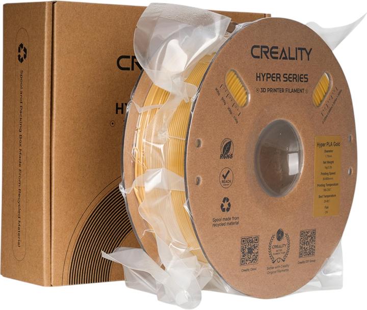 Actual product image Creality Hyper 1.75mm PLA 3D Printing Filament 1kg (PLA, 1.75 mm, 1000 g, Gold)