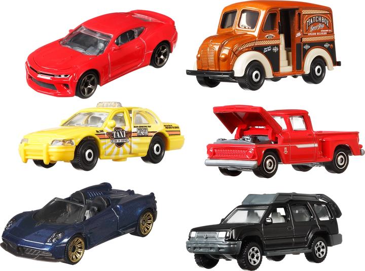 Actual product image Matchbox Cars with moving parts range