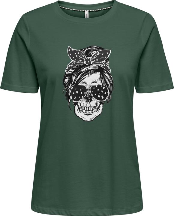 Only Onlstella Life S/S Skull Top Cs Jrs