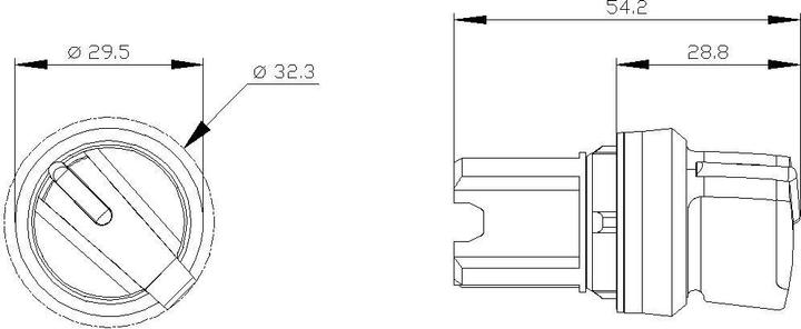 Produktbild Siemens Selector Switch O-I Black