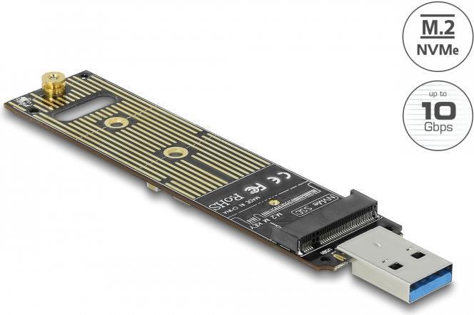 Delock Konverter für M.2 NVMe PCIe SSD mit USB 3.1 Gen 2