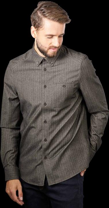 Drykorn Herringbone Liet Overshirt Grey (S)