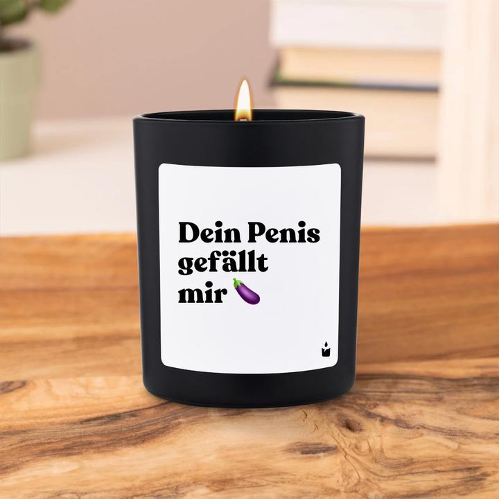 Produktbild Chatty Candles Duftkerze Woody Dein Penis gefällt mir