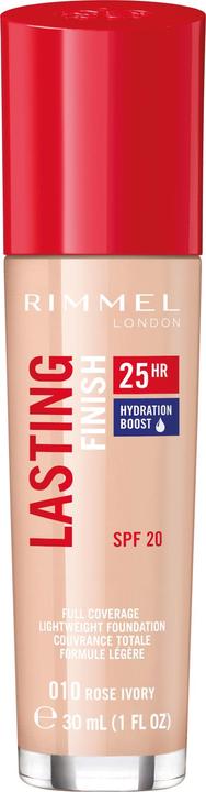 Rimmel London Lasting Finish 25hr SPF20 (010 Rose Ivory)
