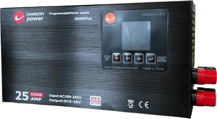 Actual product image Chargery Power Supply S600 Plus 25A