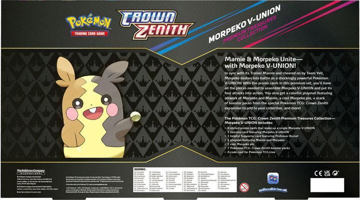 Actual product image Asmodée Pokémon trading card game Crown Zenith Morpeko V-Union Premium Collection