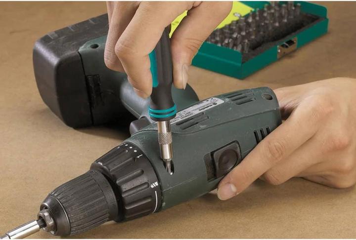Actual product image wolfcraft wolfcraft 1 Combi Safety Bit Box Solid 31 pcs. (Cross Phillips PH M1, Cross Phillips PH M2, Hexagon socket TX M6, Hexagon socket TX M7, Cross Phillips PH M3, Hexagon socket with hole M2, Hexagon socket with hole M2.5, Hexagon socket with hole M3, Hexagon socket with hole M4, Hexagon socket with hole M5, Hexagon socket TX with hole M8)