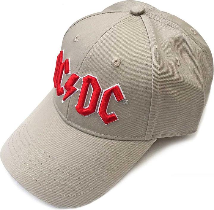 AC/DC ACDC Red Logo Sand Baseball Cap