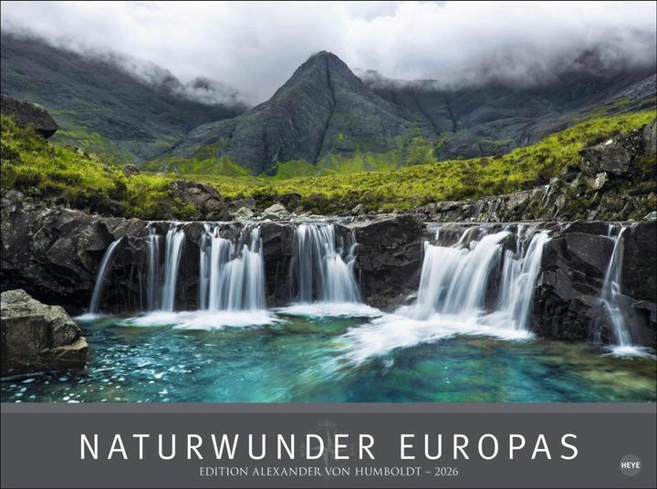 Produktbild AvH Naturwunder Europas 2026 (78 x 58 cm, Harter Einband, Deutsch)