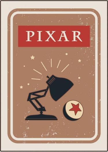 Actual product image Disney PIXAR sample memo