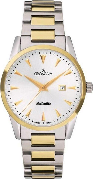 Grovana Belleville Boulevard-Kollektion – Schweizer Montre-Quarz (Swiss Made)