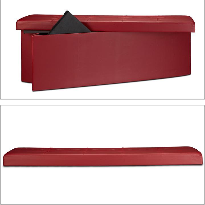 Actual product image Relaxdays Folding Storage Bench (114 cm)