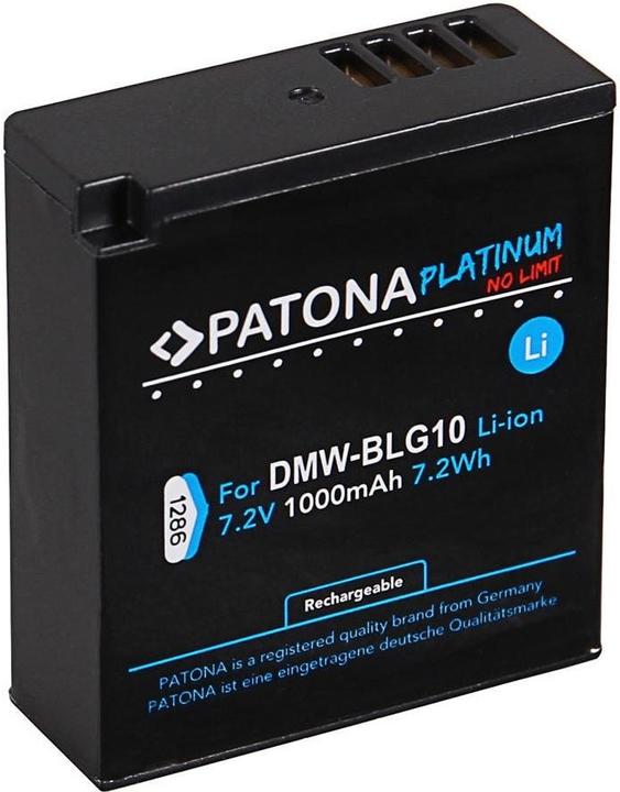 Actual product image Patona Platinum Battery Panasonic DMW-BLG10 (Camera battery)