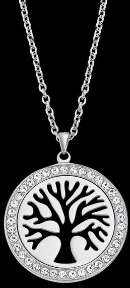 Lotus Style - Steel necklace tree of life Rainbow LS2181-1 / 1 (L) (MAT BIJOU)