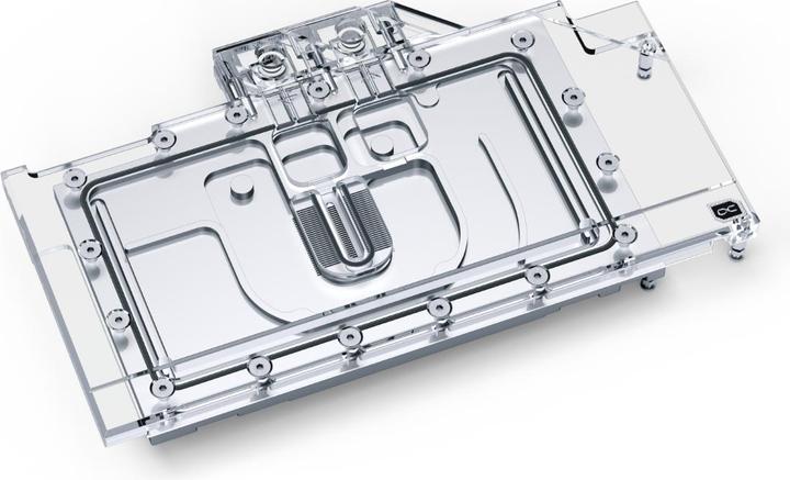 Actual product image Alphacool Ice Block Aurora GPX-N RTX 3090 Ti Suprim X with Backplate - Acrylic + Nickel