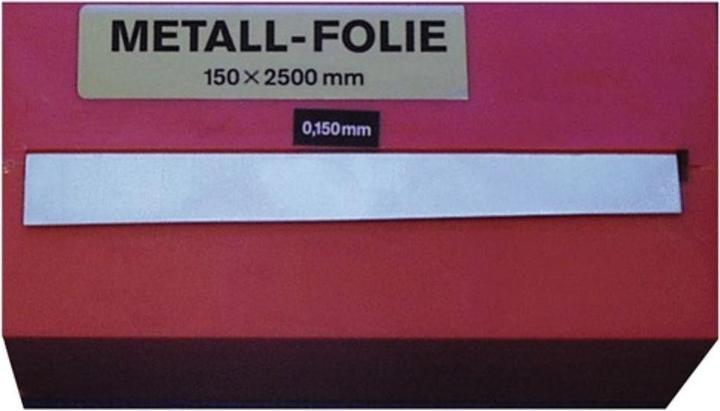 Actual product image HP Autozubehör Metal foil thickness 0.150 mm steel length 2500 mm width 150 mm (250 cm)